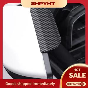 SHPYHT✨ 2Pcs Car Rearview Mirror Universal Rain Eyebrow Carbon Fiber Pattern Car Rain Shield Reversing Mirror Rain Cover Car Accessorie