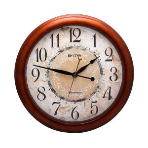 100% ORIGINAL RHYTHM Westminster Wooden Melody Quiet Analogue Wall Clock (Jam Dinding Kayu Berbunyi) CMH803 RTCMH803NR06