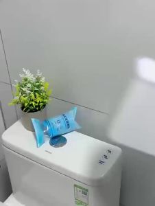 Brush with Holder & 36 Refill Heads - Hygienic Sanitary Toilet Cleaner for Easy Cleaning Streak-Free Fresh Bathroom No Mess (1 18 Refills)