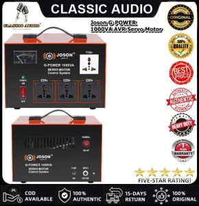 NEW UPGRADED BY CLASSIC AUDIO Joson G-POWER 1000VA AVR Servo Motor (ORIGINAL)