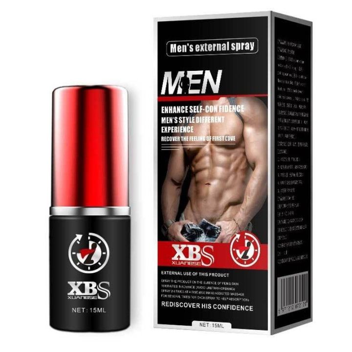 XBS RED 60 Minute Delay Spray Men Long Lasting Delayed Mature