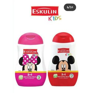 Eskulin Hair & Body Wash 2in1 Botol 280ml