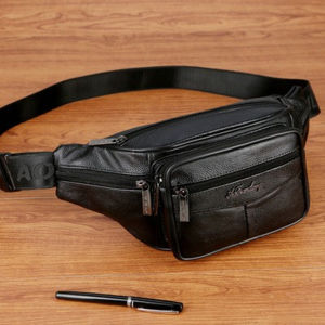 Belt bag Men Genuine Leather Multifunction outdoor Run sling backpack waist bag Fitness bag The New Real cowhide business Cash register wallet Phone bag women㏇0707