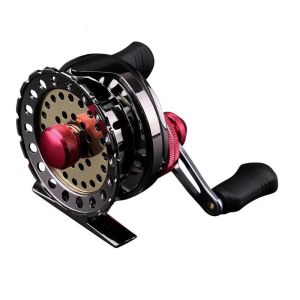 Full Metal Ice Fishing Reel Fly Fishing Reel 2.6:1 Gear Ratio 7+1BB Right/Left Hand EVA Handle Ultra-light Winter Fishing Reel