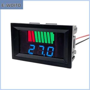 XUNYU3 เครื่องวัดระดับการชาร์จแบตเตอรี่รถยนต์12V 24V 36V 48V 60V เครื่องทดสอบความจุแบตเตอรี่ลิเธียมจอแสดงผลสีฟ้า