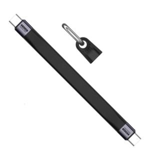 Type C to Type C Ribbon Cable 240W Quick Charging 40Gbps Data Transfer 8K Resolution Output Extension Cable for Phone