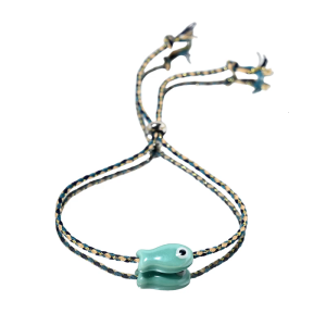 Gốm có thể điều chỉnh Cá Vòng tay đính hạt Bohemian Phong Cách Cho Phụ Nữ Và Cô Gái Đa Năng Cổ Tay Mắt Cá Chân Phụ Kiện