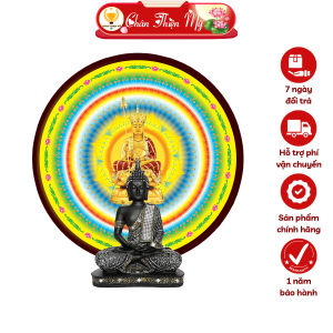 Hào Quang Cơ Phật Giáo Địa Tạng Vương Bồ Tát CHÂN THIỆN MỸ Đèn Trang Trí Bàn Thờ Cho Tượng Phật HQCPG-11