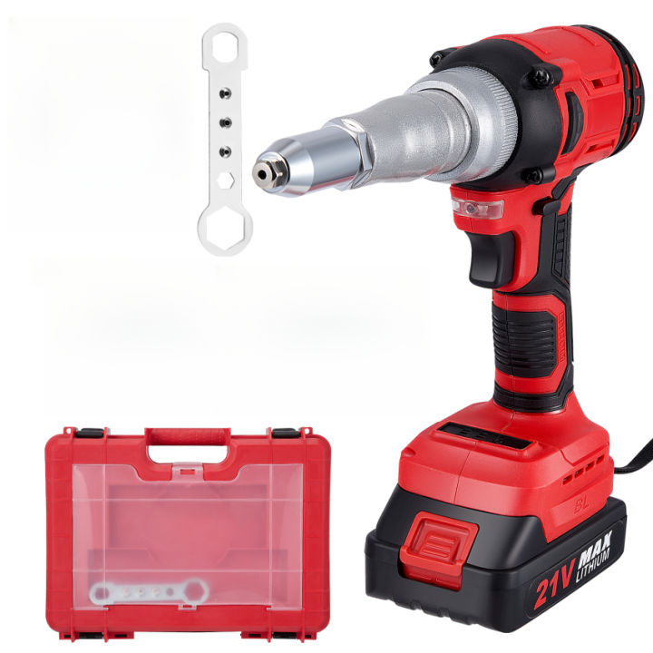 Rechargeable Rivet Gu-n - Automatic Compression, Lithium Batt-ery ...