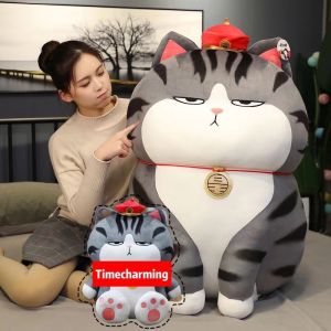Tik Tok 35/45/55cm The Emperor Cat Stuffed Animal Toy Popular Cat Plush Toy My King Cat Cute Plush Toys Sofa Decor Gift for Kids