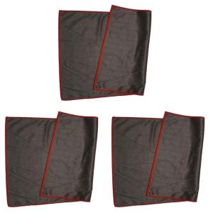 3Pcs Super Absorbent Carbon Fiber Microfiber Cleaning Cloth For Car Glass Kitchen Surfaces No Residues Polishing Towel