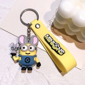 Móc Khóa ô tô xe máy Minion TomJerry trang trí ba lô túi xách quà tặng bạn bè