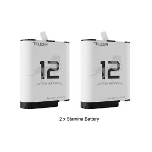 TELESIN GoPro Stamina high power Battery Charging Box set for gopro 12 11 10 9