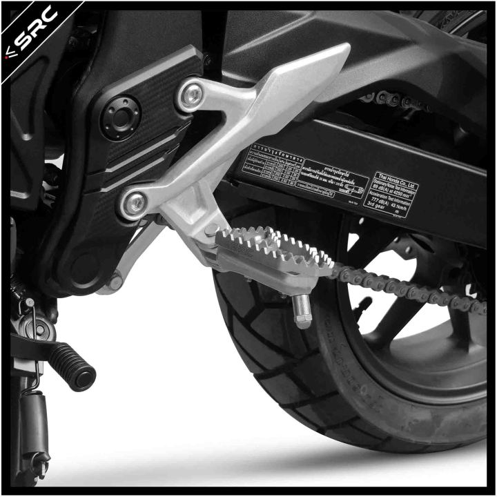 [SRC]พักเท้าหนาม สำหรับ HONDA CB500X//WIDE FOOT PEG ADEPTER SET FOR ...