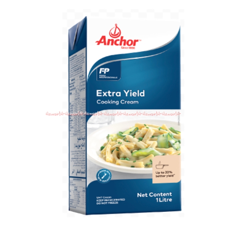 Anchor Extra Yield 1L Cooking Cream Rasa Lebih Enak Lebih Creamy ...