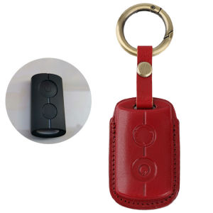 For Yamaha NVX 155 XMAX 300 Key Cover Handmade Leather Motorcycle Key Case Buckle Chain Keychains Accessories