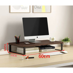 🔥SG STOCK🔥Multi-functional Office Computer Monitor Shelf/Monitor Laptop Wooden Stand Riser Organizer