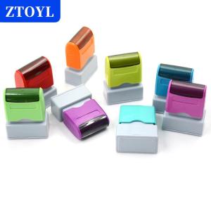 [COD]🔥🔥🔥ZTOYL custom pre self inking office company personalized return address rubber stamp