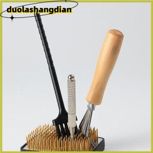 [Duola] แปรงทำความสะอาดทรงกบดอกไม้สไตล์ญี่ปุ่นสำหรับการจัดดอกไม้แปรงทำความสะอาดคราดทำความสะอาดเข็มดอกไม้