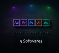 Adobe Photoshop | Illustrator | After Effects | Premiere | Audition CS6 Full Version for Windows 32-Bit and 64-Bit (Video Installation Included). 