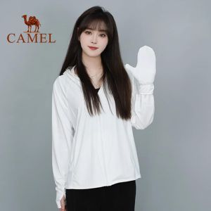 Camel Outdoor Womens UPF50+ Sun Protection Loose Jacket