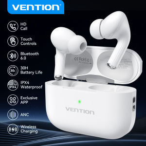 VENTION E11Pro ANC TWS Tai nghe Bluetooth không dây 6.0 -25dB Tai nghe độ phân giải cao 13mm Trình điều khiển 4 mic Âm trầm lớn 30H Phát hiện trong tai2026