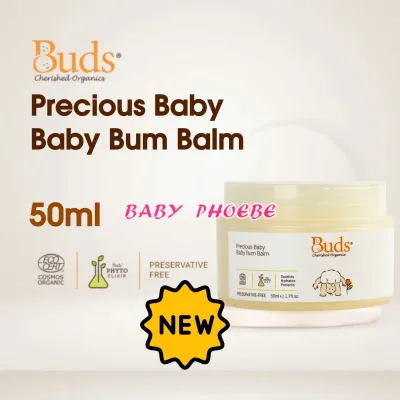 Buds Cherished Organics Baby Bum Balm / Precious Newborn Head to Toe Cleanser / Precious Newborn Cream / Chubby Chubbs Face Cream / Happy Baby Head to Toe Cleanser / Happy Baby Cream
