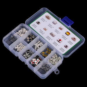 KingBe 250Pcs 10 Types Tactile Push Button Switch Car Keys Button Touch Microswitch