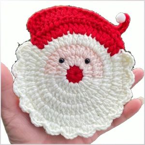 Teacup Holder Anti-scald Personality Insulating Mat Fine and Delicate Warm Handmade Christmas Style