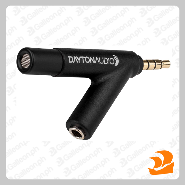 Dayton Audio IMM-6 – Microfono Di Misurazione Calibrato Per IPhone, IPad, Android E Tablet, Jack TRRS 3.5mm Con Uscita Cuffie