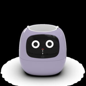 Automatic Water Absorbing Flower Pot AI Sensor Digital  Cute Pet Robot Flowerpot Plastic Mini Plant Pot Desktop Intelligent Smart AI Ivy Planter