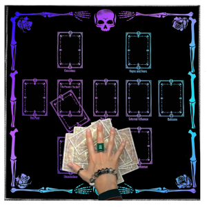 Tarots Tablecloth Reading Astrologys Altars Cloth Divinations Cards Table Cloth Tapestry Witchcrafts Supplies