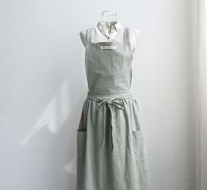 Tạp Dề Vải Phong Cách Vintage - Tạp Dề Hàn Quốc