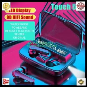 J468 ORIGINAL HF TWS HEADSET BLUETOOTH 5.1 PB POWERBANK LED DIGITAL WIRELESS EARPHONE STEREO SPORT D