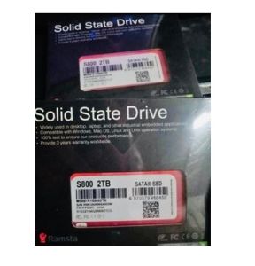 Ramsta S800 2.5" SATA III SSD 256GB/512GB/1TB & 2TB Storage Capacity