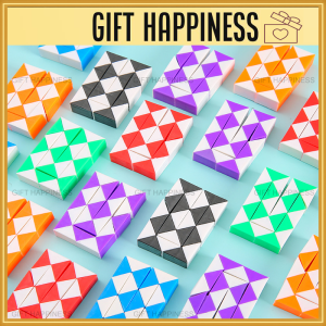 Mini Macaron 24-Segment Twist Puzzle Toy –  Fidget Toy|Birthday Party Goodies |Educational Gift | Gift Happiness