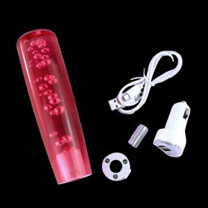 Knob Persneling Led Lampu Rgb Shift Knob Stick Crystal Gear Shifter 15cm Multicolor Gradient