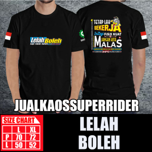 BAJU KAOS DISTRO LELAH BOLEH TAPI TIDAK BOLEH MENYERAH