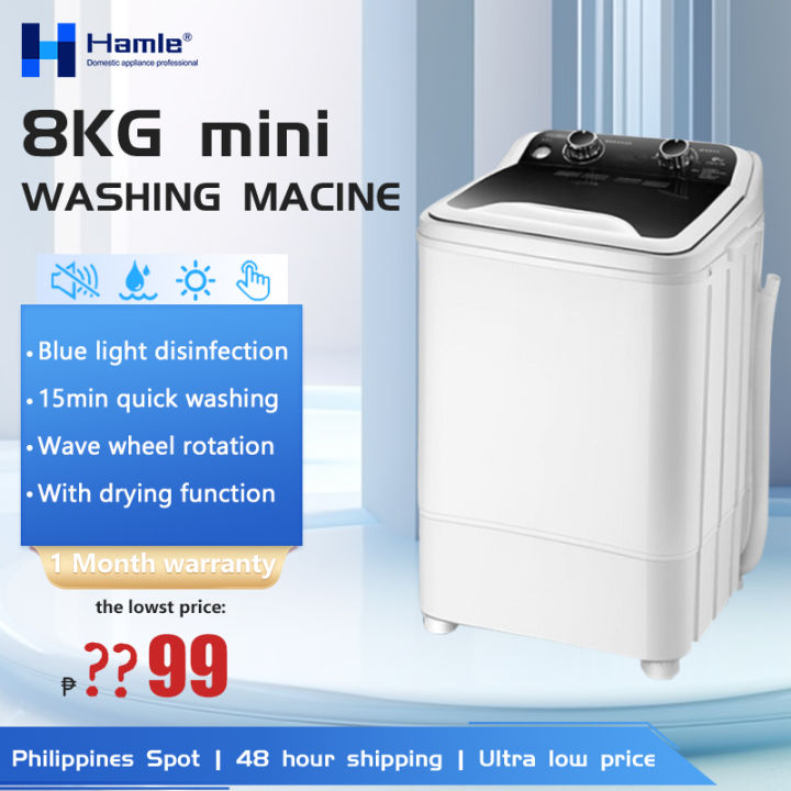 Automatic washing machine with deals heat dryer