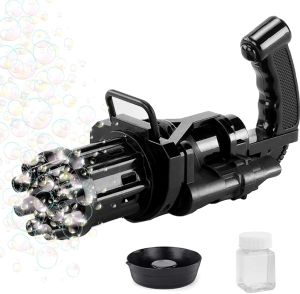 Mainan Anak Tembakan Gelembung Air Electric Macine Gatling Buble Gun