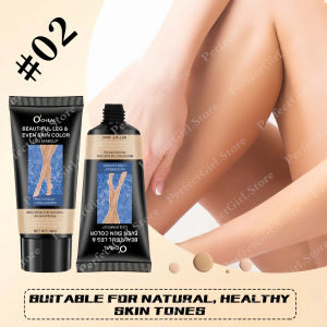 Leg Foundation Makeup Body Concealer For Tattoo Cover Up And Even Skin Tone Rejuvenating Long-lasting Waterproof And Anti-Transfer Concealer Even Skin Tone Body FoundationLeg and Body Makeup for Tattoo Cover Up Tanning Cream