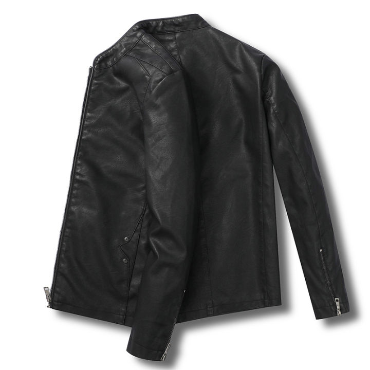 Fuguiniao%20Men's%20Leather%20Jacket%20Stand%20Collar%20Motorcycle%20Leather%20Casual%20Jackets%20Fashion%20Male%20Coat%20-%20Image%2010