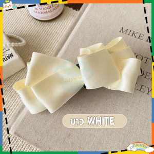 คลิปเส้นผมโบว์ กิ๊บติดผม หนีบผม โบว์ ประดับมุก กิ๊บหนีบผมโบว์ยักษ์ สไตล์ฝรั่งเศส สําหรับผู้หญิง