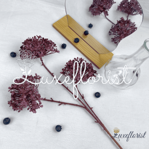Artificial Flower Snowball Hydrangea 3 Head Bunga Palsu Plastik Buatan Dekorasi Hias Bunga Asoka Artificial