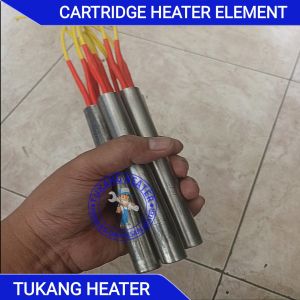 Cartridge Heater Ø pipa 8 mm x Panjang 130 mm x 220 Volt x 350 Watt