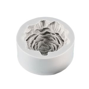 GONUUWGL Healthy Resin Epoxy DIY 3D Flowers Candle Homemade Peony Mould Silicone Mould Soap Mold Candle Mold