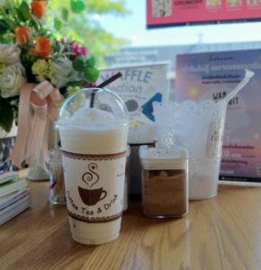 [AA-063] กระดาษทิชชู่พันแก้วกาแฟ (Wh-Br: Coffee T&D# A) จำนวน 500 แผ่น สำหรับใช้กับแก้ว 16-22 ออนซ์ กระดาษพันแก้ว ทิชชู่พันแก้ว ทิชชู่กาแฟ