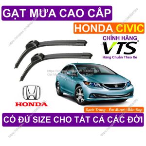 Gạt Mưa Êm Mượt Kính Lái Honda Civic Cặp Gạt Mưa Kính Lái Honda Civic. Có Đủ Size Cho Các Đời X.e Honda Civic.