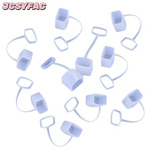JCSYFAC 5 10 pcs cà phê Syrup bơm tip cap bao gồm pourer cap Syrup bao gồm mũ Silicone phù hợp cho xi-rô bơm đổ Dispenser