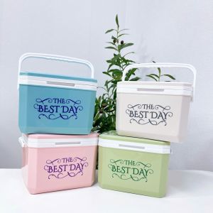 Bình đá vuông 1L Tân Lập Thành Bình đá vuông mini nhỏ gọn tay cầm chắc chắn nắp đậy rời.
